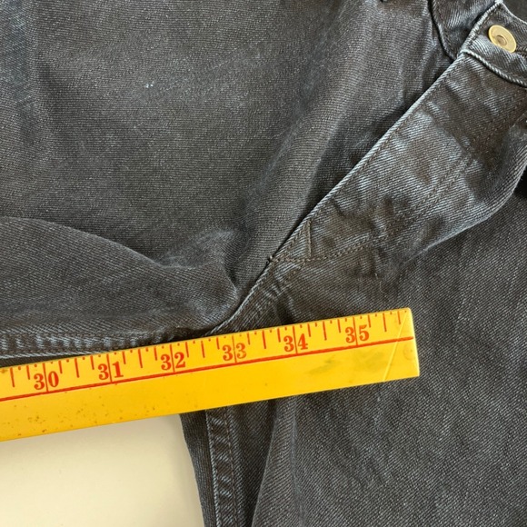 rag & bone RB15X Slim Straight Black Denim Jeans Button Fly Cotton Women Size 30 - Picture 6 of 9